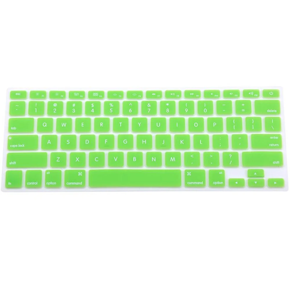 Silicone Keyboard Cover Protector Skin for Apple Pro 13 15 17 Air Soft keyboard stickers 7 Colors 11 12 inch | Компьютеры и офис