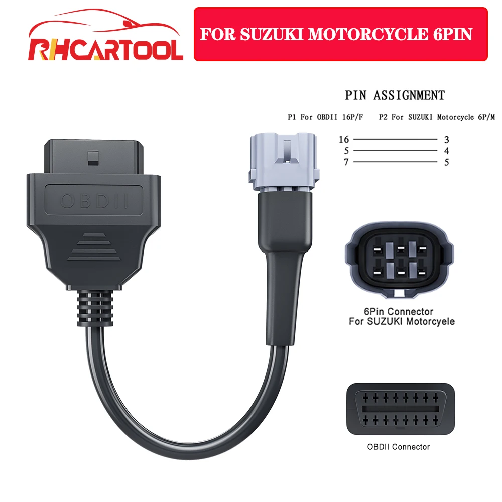 

Лучший новый OBD2 мотоцикла тормозной трос сцепления для YAMAHA 3pin 4pin для Suzuki 6 Pin вилкой/корейский производитель кабелей диагностический кабель ...