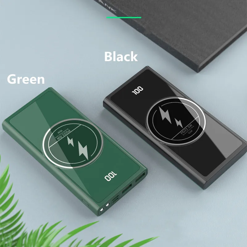 

Power Bank 10000mAh Portable Mobile Power 15W Magnetic Wireless Charger For iPhone 12 Mini Pro Max Xiaomi For MagSafe Powerbank