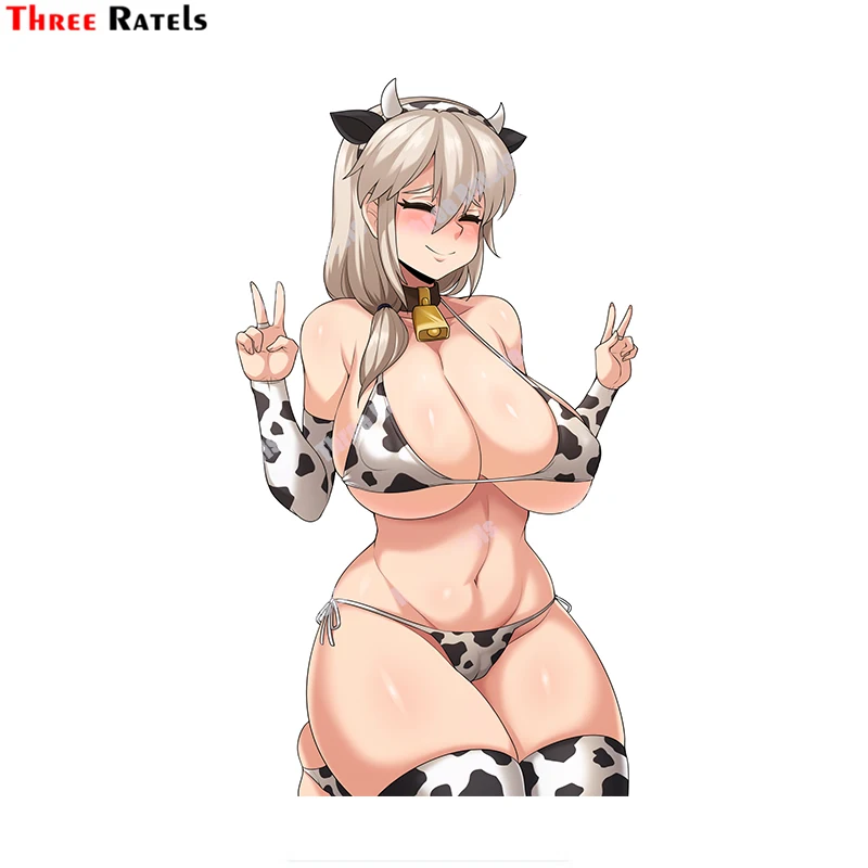 Three Ratels A899 Uzaki Tsuki Uzaki Chan Wa Asobita Cute Anime Girl Decals For Laptop Mobil Phone Refrigerator Decor Sticker