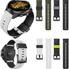 Для Suunto 79BaroD5спортивные наручные монохромные двухцветные силиконовые смарт-часы браслет аксессуар новый стиль спортивный браслет