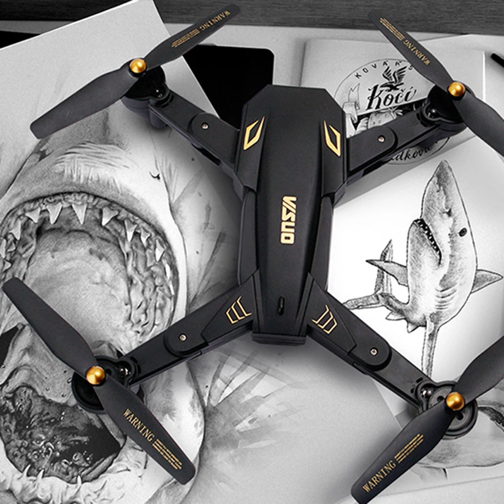 VISUO XS809S Профессиональный складной мини Дрон для селфи с камерой 2 Мп HD WiFi FPV