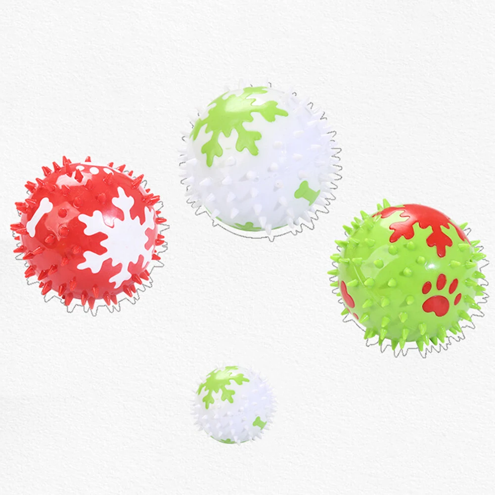 Pet собака мяч для собаки Звук анти кусать зубы очиститель уход за зубами