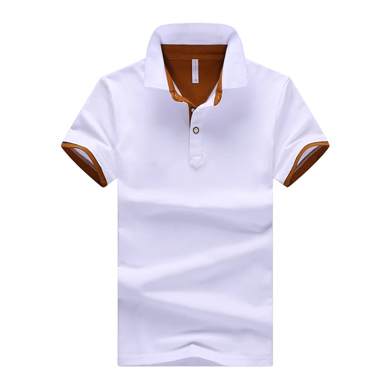 

Brand Men's Polo Shirt High Quality Men Cotton Short Sleeve Shirt Brands Clothing Jerseys Summer Stand Collar Mens Polo Tops 5XL