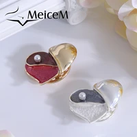 meicem brooches 2021 popular design brightly colored women coat new year gifts alloy magnetic buckle brooch jewelry for womens
