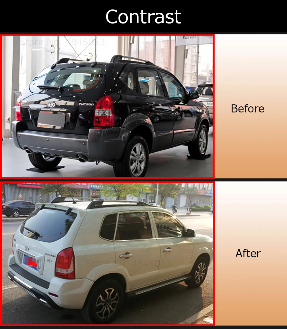 Спойлер AITWATT для Hyundai Tucson 2006-2013 спортивный праймер из АБС-пластика автомобиля