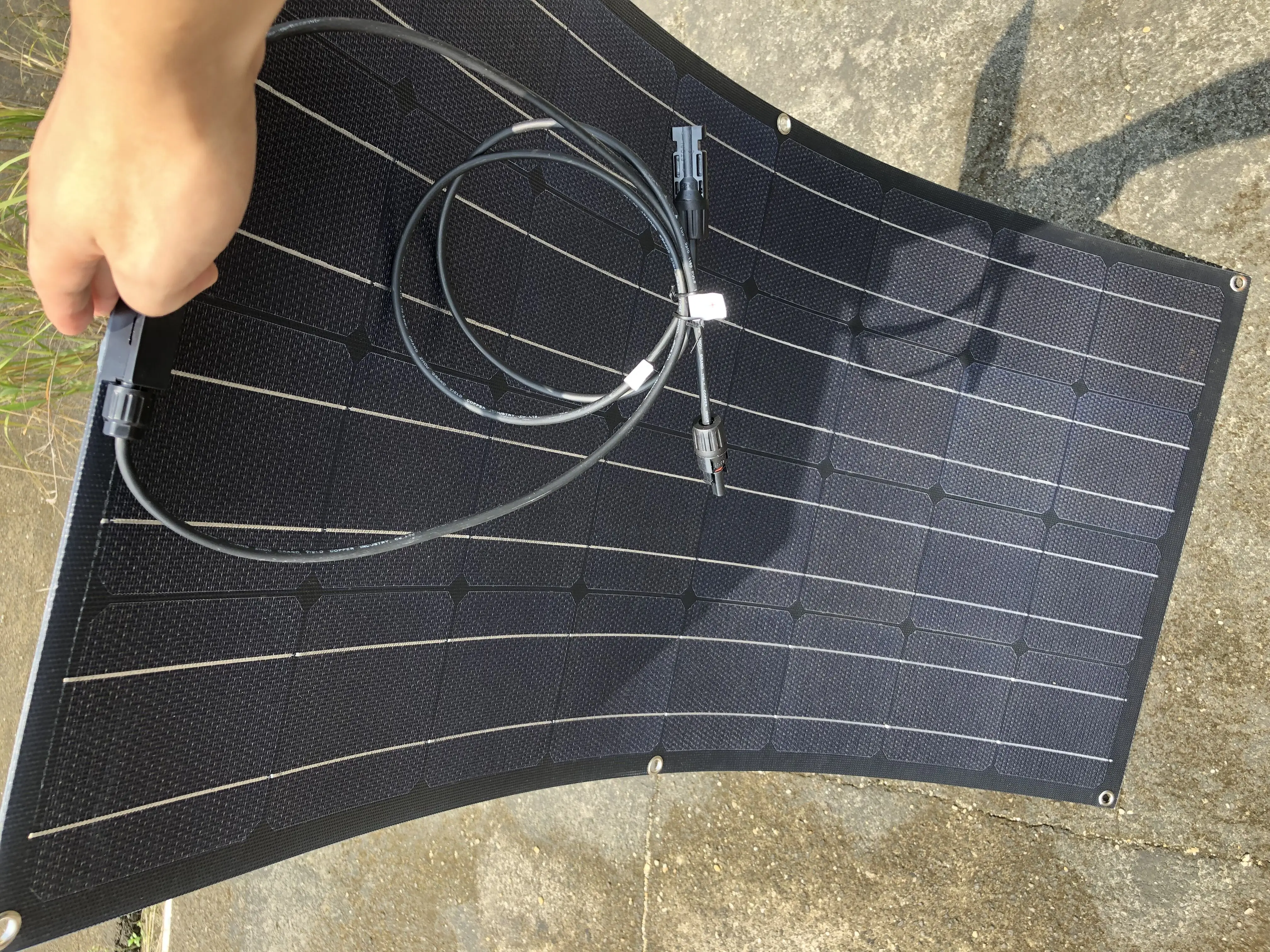 Гибкая солнечная панель Etfe монокристаллическая 100 Вт 12 В 4 шт. Zonnepanelen 400 зарядное