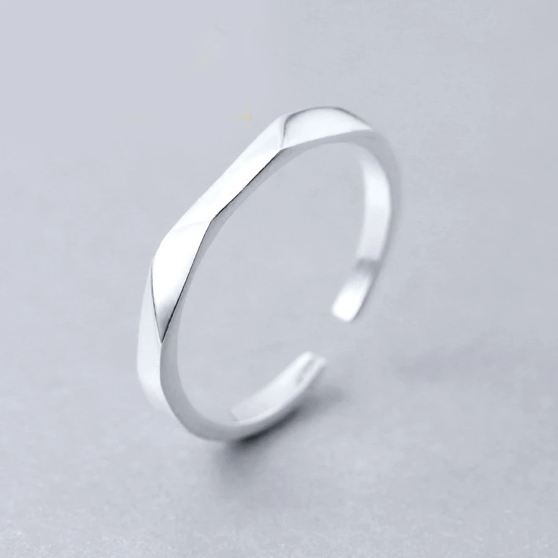 Женские и мужские винтажные шестигранные кольца JIANERY большие Регулируемые