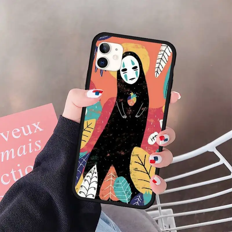 

Cartoon Studio Ghibli Spirited Away Totoro Phone Case for iPhone 11 12 pro XS MAX 8 7 6 6S Plus X 5S SE 2020 XR