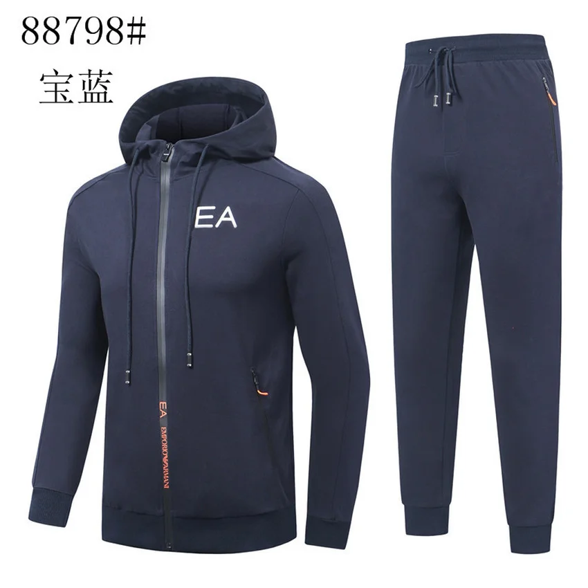 

Men New Two Pieces Sets Fashion Hooded Sweatshirts Sportswear Men Tracksuit Hoodie Autumn ITALY Brands Clothes Hoodies+Pants