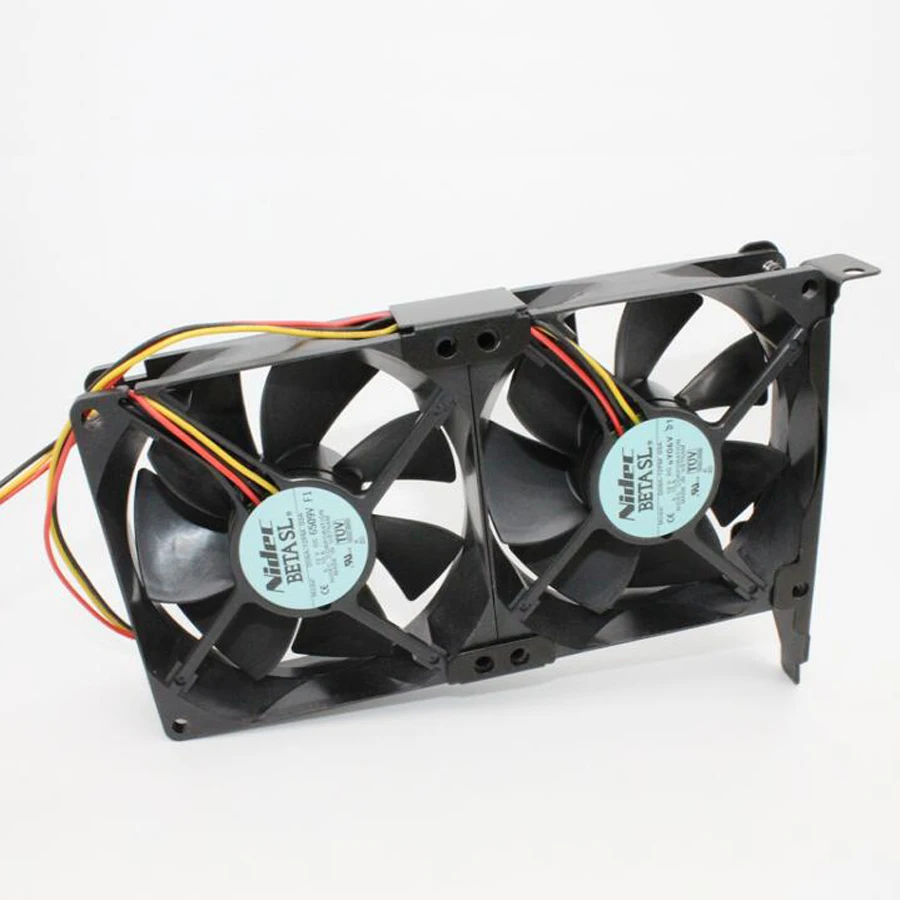 Вентилятор для охлаждения видеокарты Quieten general pci 9 см 9025 дюйма 3 контактный
