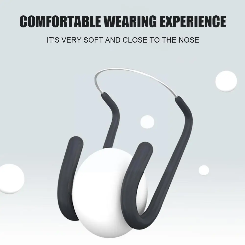 

Проволочный зажим для носа N7A9, профессиональный силиконовый антиудушной артефакт для ванной, подходит для купания взрослых и детей