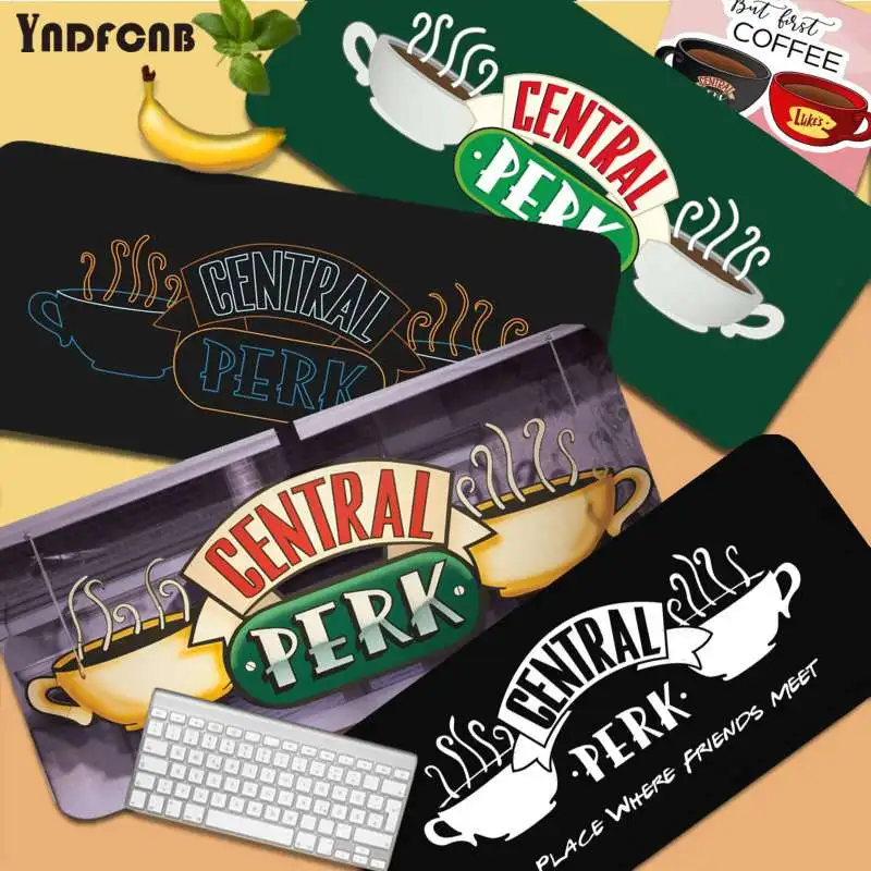 

YNDFCNB Central Perk Coffee Friend TV Show Comfort Mouse Mat Gaming Mousepad Size for mouse pad Keyboard Deak Mat for Cs Go LOL