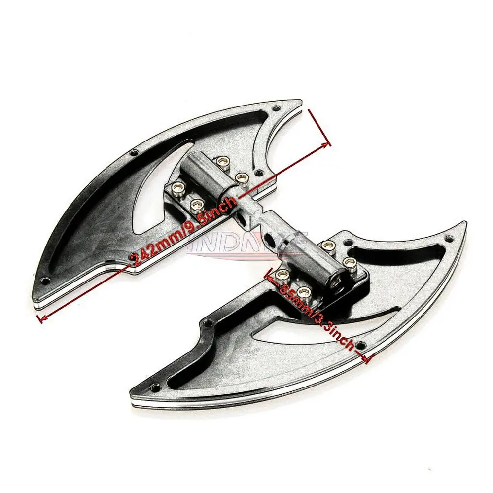 Дорожное скольжение FLTR хромированные водительские напольные планки для harley street