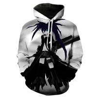 anime hot sale men and women casual fashion handsome hooded hooded sweatshirt 3d printing large size thin section large size