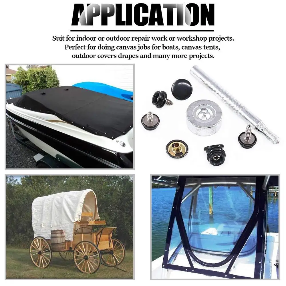 304 нержавеющая сталь морской класс холст защелки крепежные винты набор крепежных