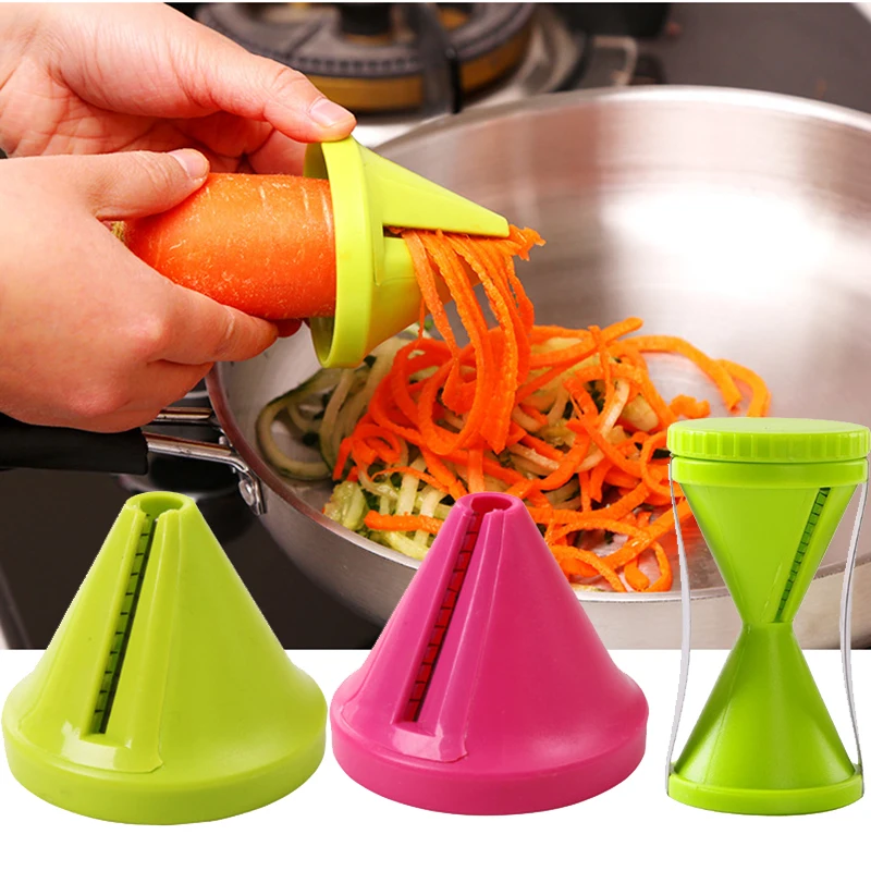 1 шт. искусственная слайсер для моркови спиральный резак овощей огурец кабачок