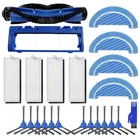 Сменный фильтр HEPA, основная роликовая щетка, Швабра, тканевые боковые щетки для Conga 1090 Запчасти для робота-пылесоса, аксессуары