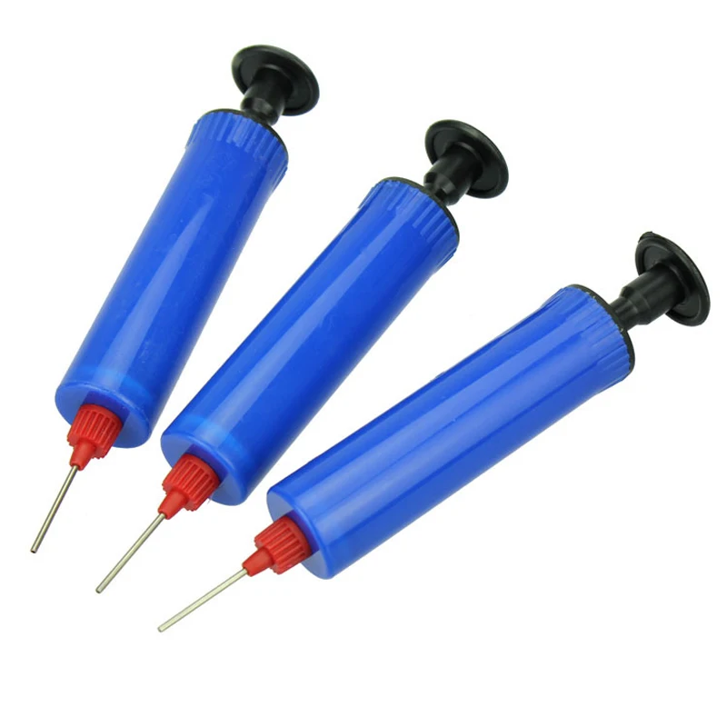 Мини надувной пластиковый футбольный мяч ручной воздушный насос баскетбольный