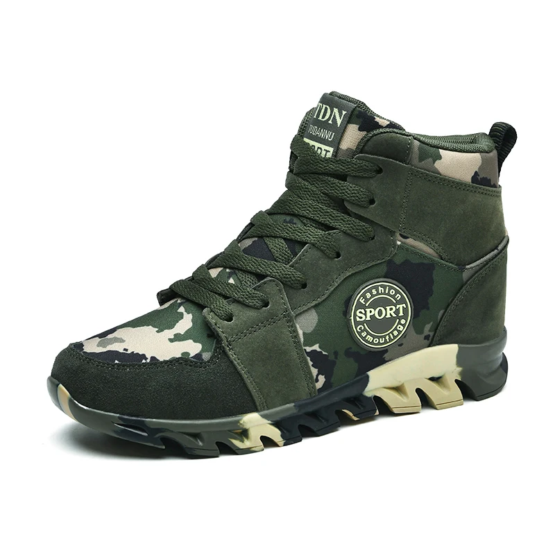 

Ladies increase height sports shoes camouflage outdoor natural hiking walking shoes large size 35-42 comfortable casual shoes