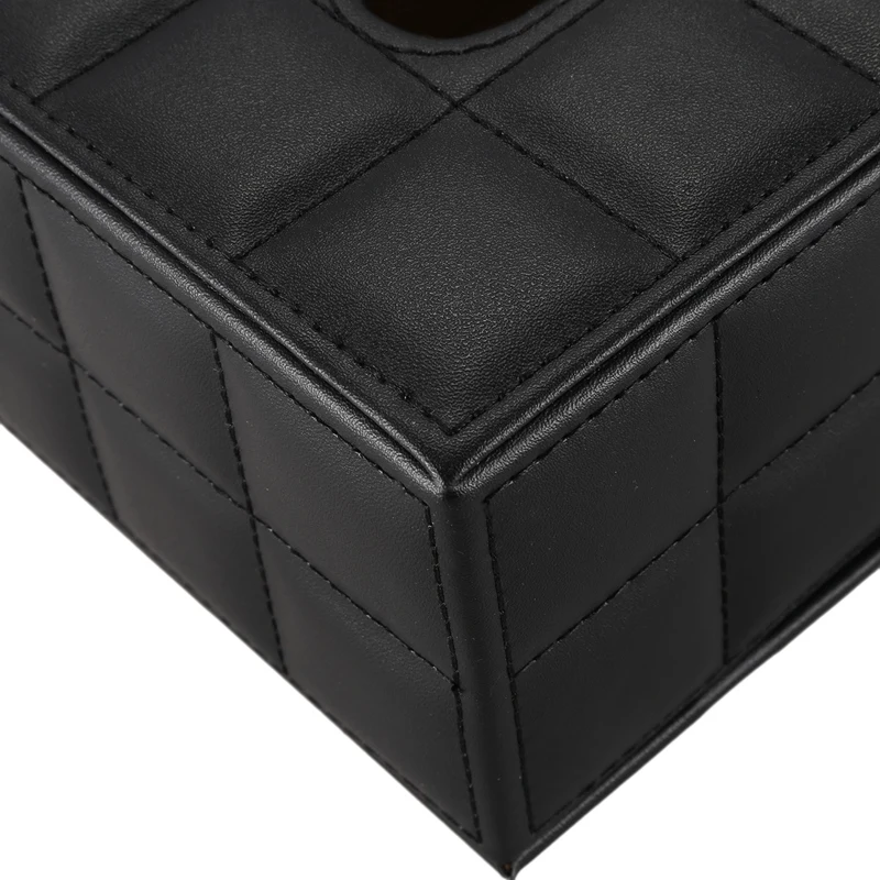 

Durable Home Car Rectangle PU Leather Tissue Box Paper Holder Case Cover Napkin