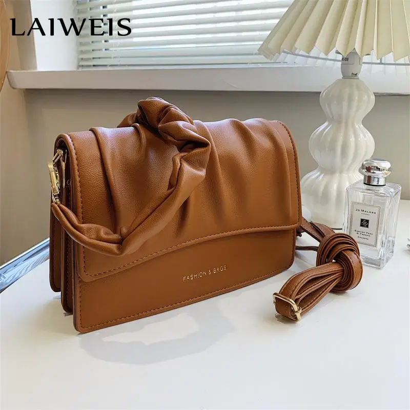 

LAIWEIS New Fashion Tote Bag Women 2021 Stylish Vintage Shoulder Bag Branded Designer Crossbody Handbags Female Top-Handle Purse