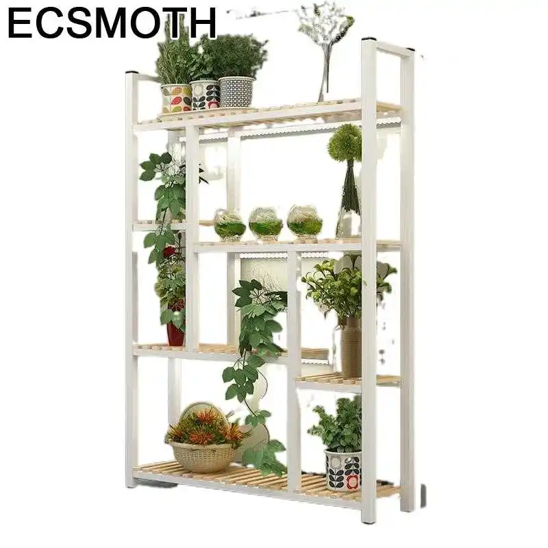 

Madera Etagere Plante Pot Soporte Plantas Interior Scaffale Porta Piante Ladder Balcony Shelf Plant Rack Dekoration Flower Stand