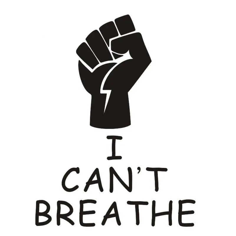 Я не могу дышать наклейки на стену автомобильная наклейка для ноутбука