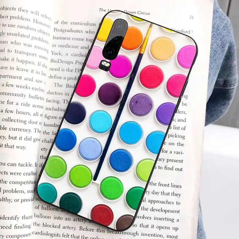 Набор цветных акварельных красок TOPLBPCS чехол для телефона Huawei Honor 8x9 10 20 в 30 pro lite view