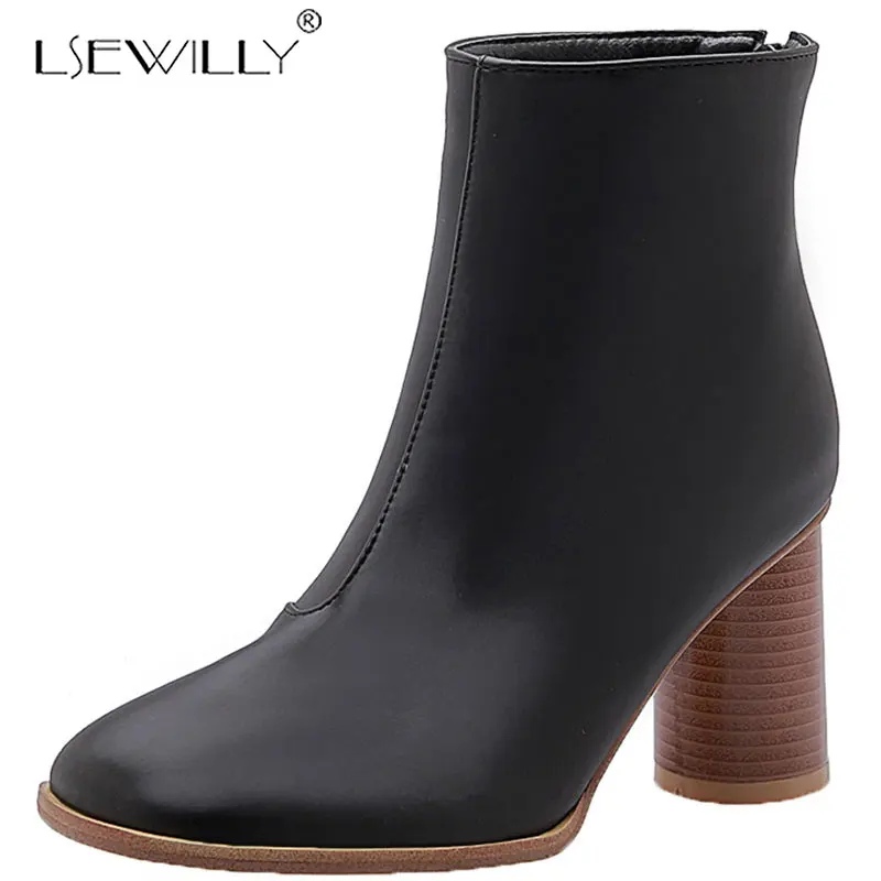 Lsewilly/женские зимние сапоги с пышным Размеры Большие размеры 32 48 брендовые 2019