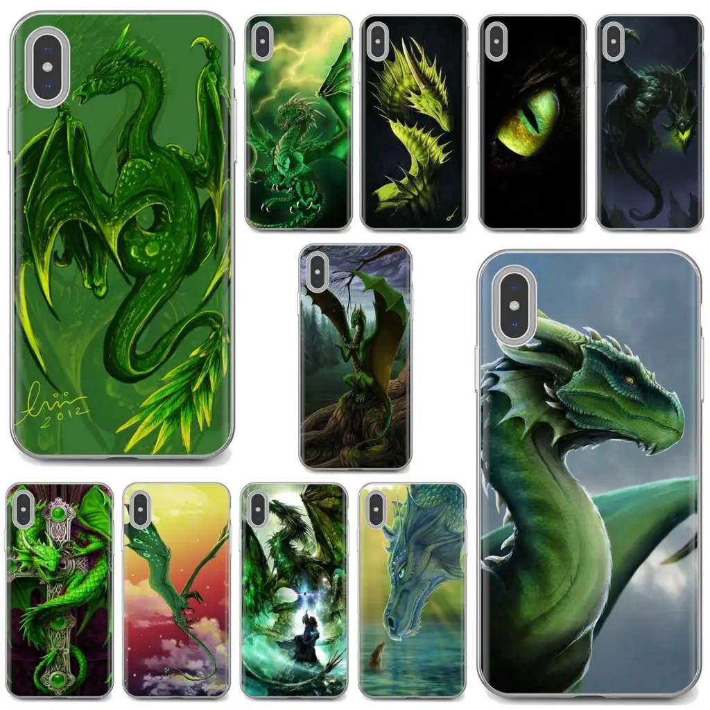 

Silicone Case Green Dragon Eye Scary Myth Monster For iPhone iPod Touch 11 12 Pro 4 4S 5 5S SE 5C 6 6S 7 8 X XR XS Plus Max 2020