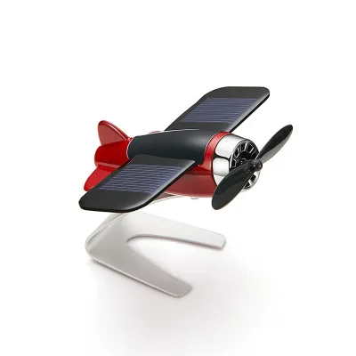 

solar airplane model center console decoration air freshener Car interior accessories