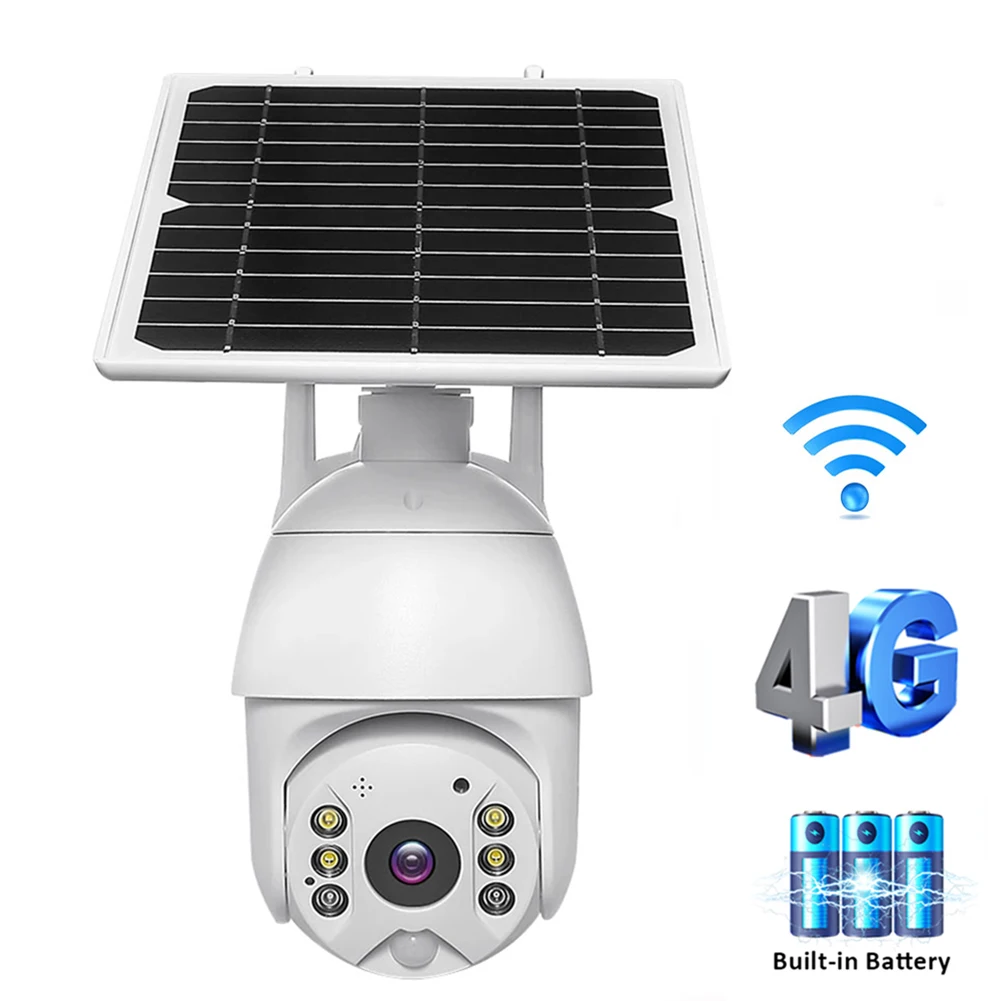 

IP-камера с поддержкой Wi-Fi, 4G, SIM-карты, 1080P, 8 Вт