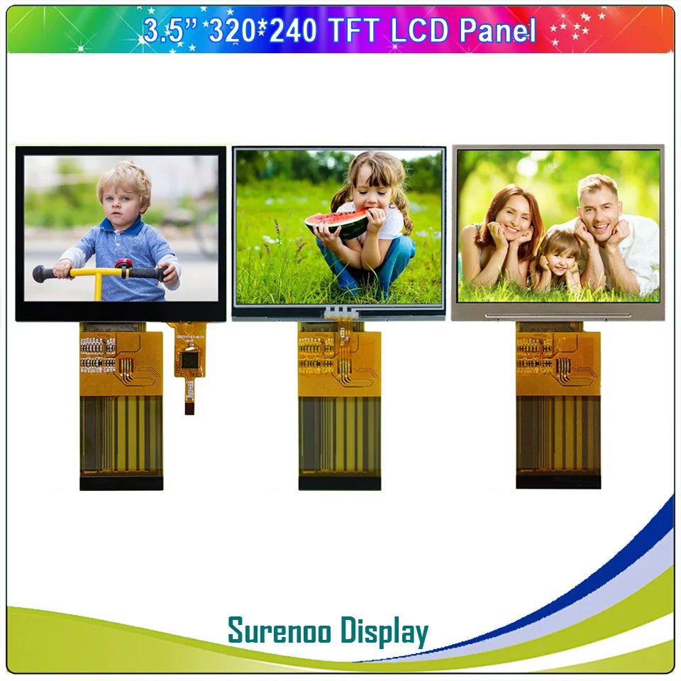 3 5 Дюймовый 320*240 18 _ bit RGB и серийный SPI TFT ЖК модуль экран дисплея IIC I2C емкостная/4