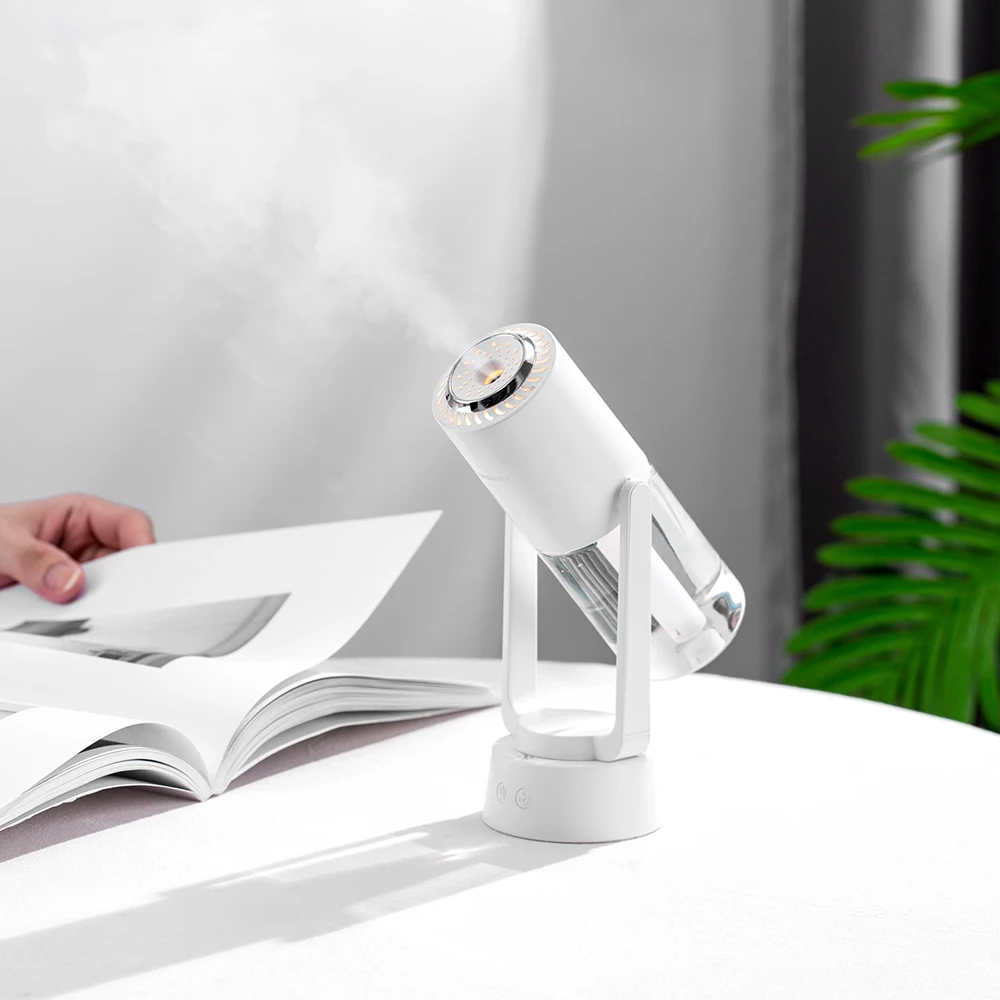 

230ml Dazzle Shadow Negative Ion Air Humidifier For Home Ultrasonic Aroma Diffuser with 800mah Battery Mini Office Mist Maker