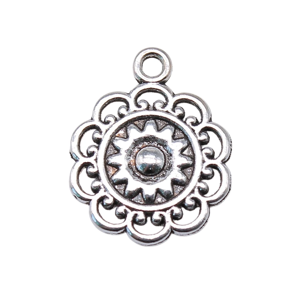 

WYSIWYG 10pcs Antique Bronze Tone 25x21mm Motif Charms Pendant For Jewelry Making DIY Jewelry Components DIY Jewelry Findings