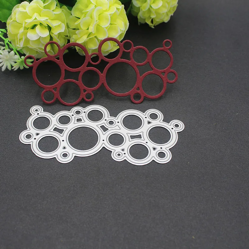 Скрапбукинг рамка с цветами металла резки штампы высечки ремесло карточка