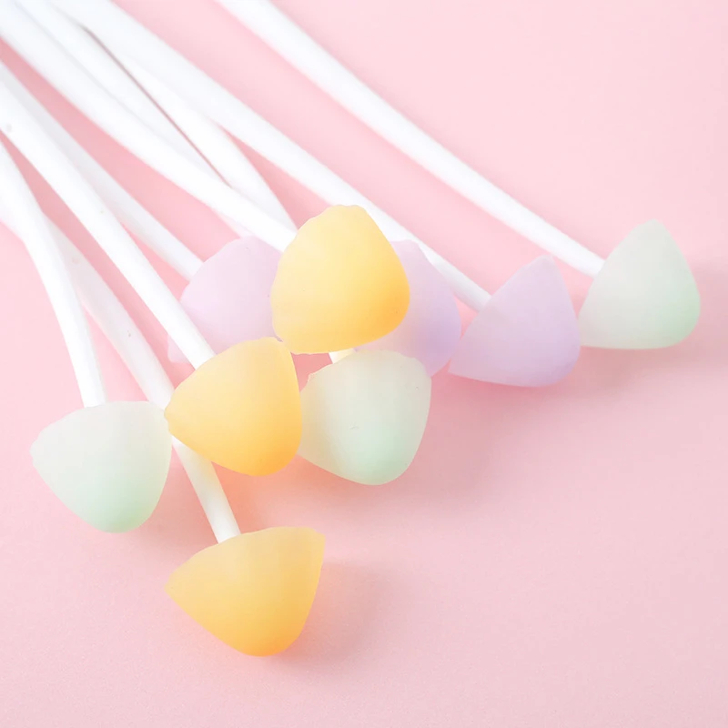 

24Pcs/Batch Fancy Cute Kawaii Gel Pens Mushroom Cool Funny Stationery Writing Ballpoint Rollerball School Stuff Thing Blue Ink