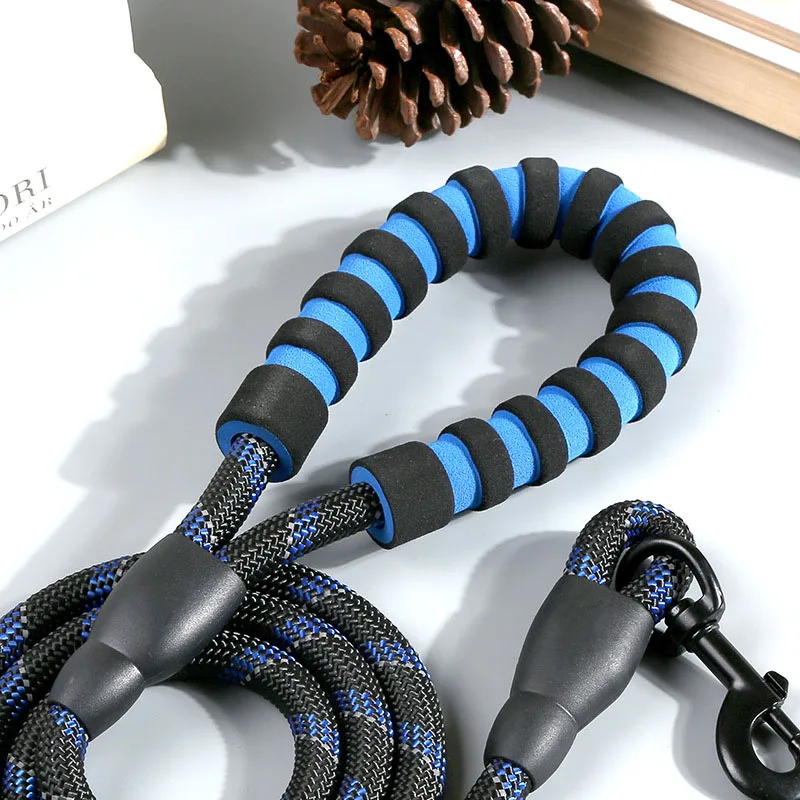 Светоотражающий большой Поводок для собак нейлоновый поводок горного