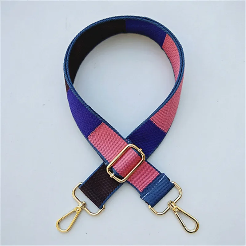 Новый цветной холщовый ремешок HJKL для сумок Регулируемый универсальный