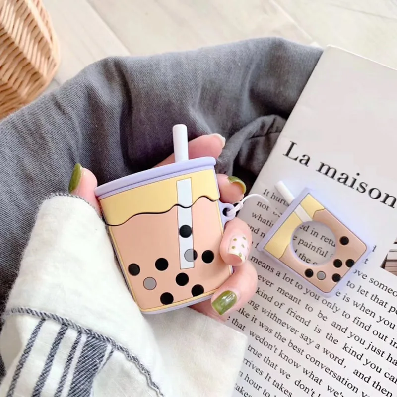 

Cartoon Fruits Wireless Bluetooth Earphone Case For Apple AirPods Case Cute Silicone Headphones Cases On Air Pods 2 1 Cover