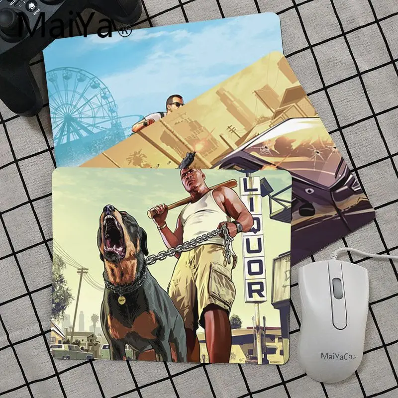 Высококачественный коврик для мыши Maiya Grand Theft Auto V GTA5 игровые коврики Лидер продаж