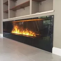 5 Years Warranty Auto Fire Large Electric Water 3d Flame Fake Fireplace Vapor