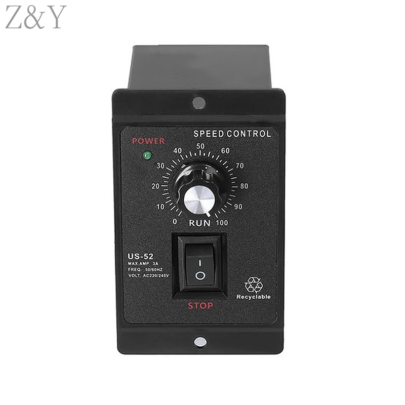 1Pc 400W AC Motor Speed Controller Pinpoint Regulator Forward And Backward 220V 50Hz 60Hz Mini Control Unit | Обустройство дома