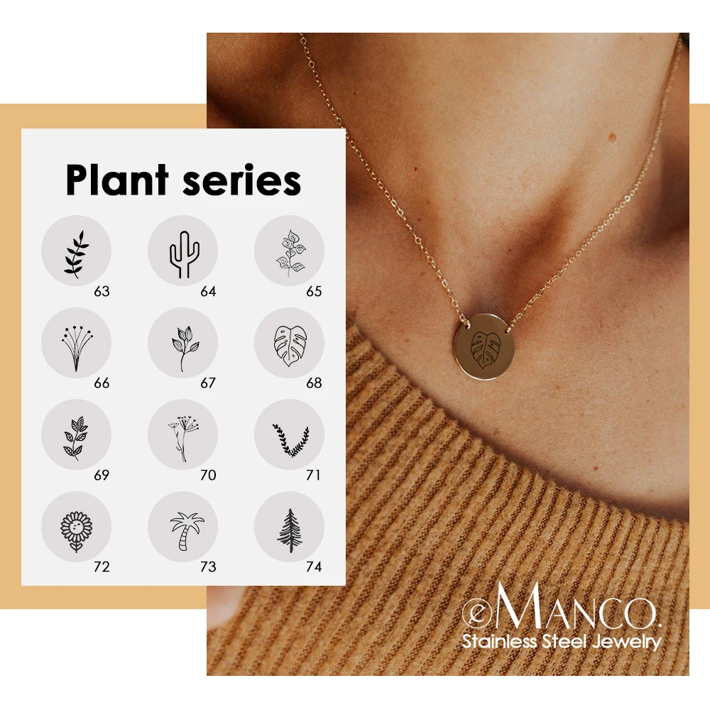 Ожерелье eManco с подвеской в виде подсолнуха женское модное простое ожерелье из