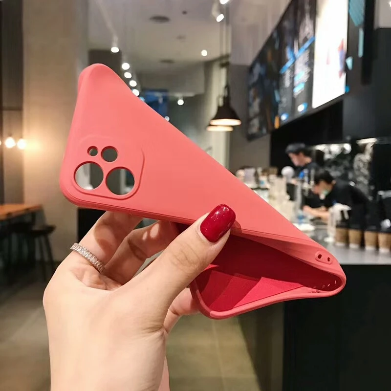 

Silicone Liquid Case For iPhone 11 Pro Case Soft On Apple iPhone XR SE 2020 X 7 8 6 6S Plus XS Max Luxury Matte Shockproof Cover