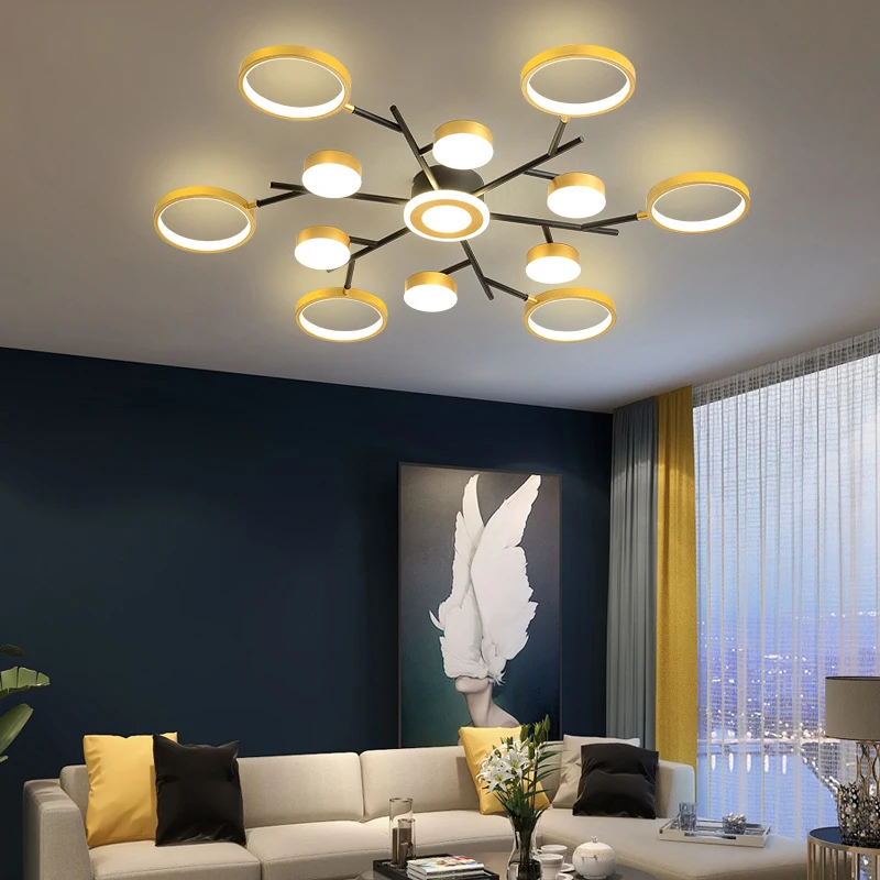 

Modern New HOME Decoration LED Chandelier Lights For Bedroom Kitchen Living Dining Room Indoor Lighting Lamps Brightnes Dimmable