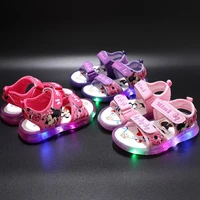 disney micky mouse spiderman frozen kids sandals breathable summer children shoes cute high quality baby girls boys sneakers