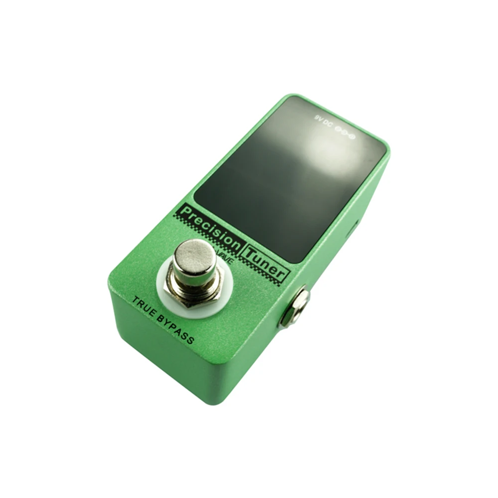 Высокоточная Хроматическая Гитара педаль тюнера светодиодный дисплей истинное