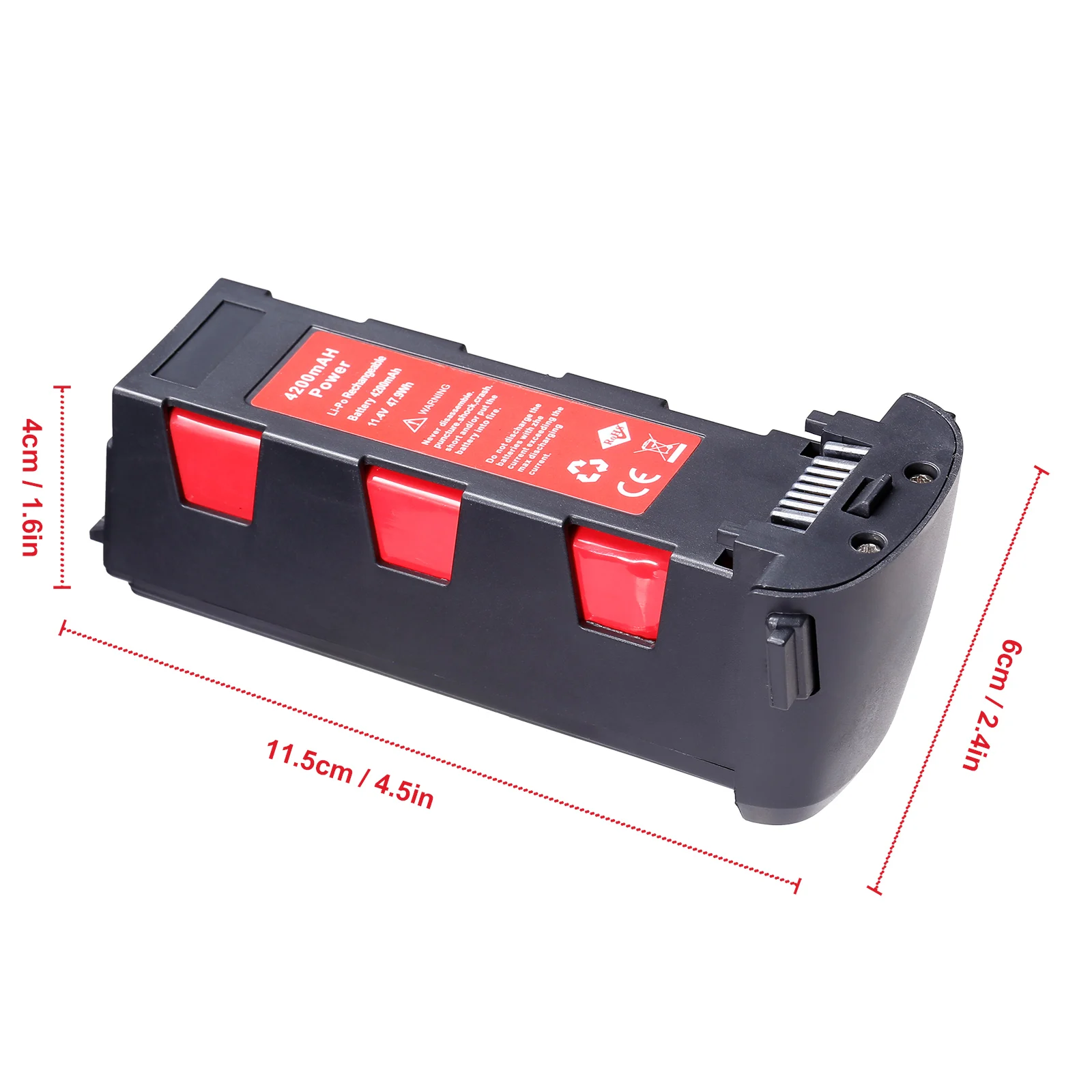 Upgrade 11.4v 4200mAh Battery for Hubsan H117S Zino GPS RC Quadcopter Spare Parts 11.4V For FPV Racing Camera Drones | Игрушки и хобби
